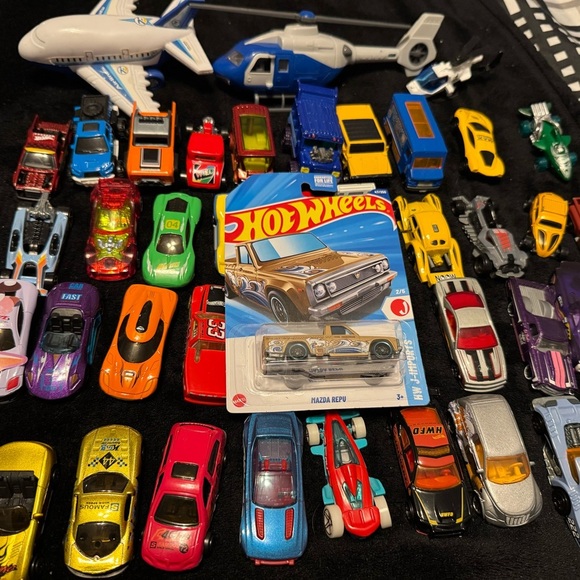 Other - Lot of 40 Cars! Hotwheels, matchbox, trucks &more! Plus 3 helicopters!Great gift